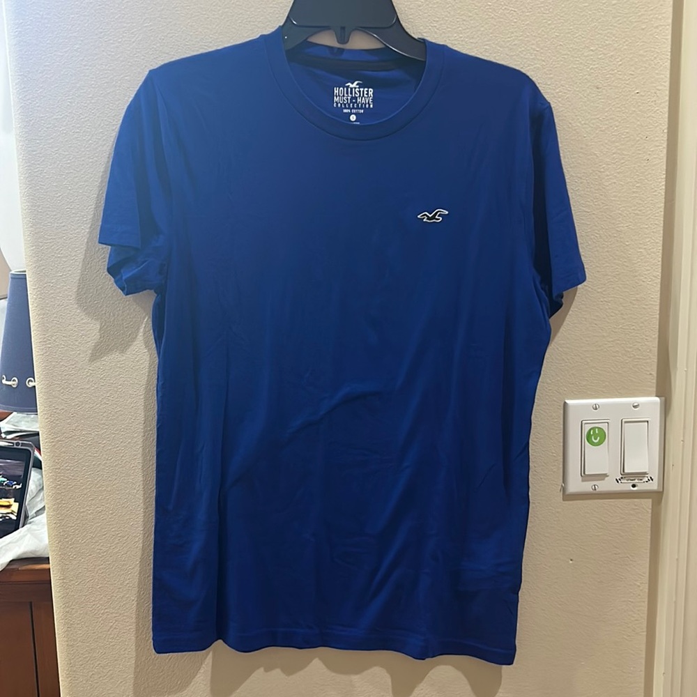 Blue hollister men tee shirt